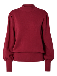 Yasfonny LS Knit Pullover - Tibetan Red