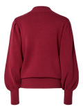 Yasfonny Ls Knit Pullover - Tibetan Red