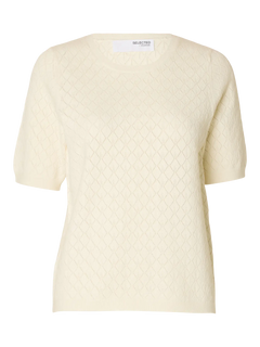 Helen 2/4 Knit O-Neck - Birch