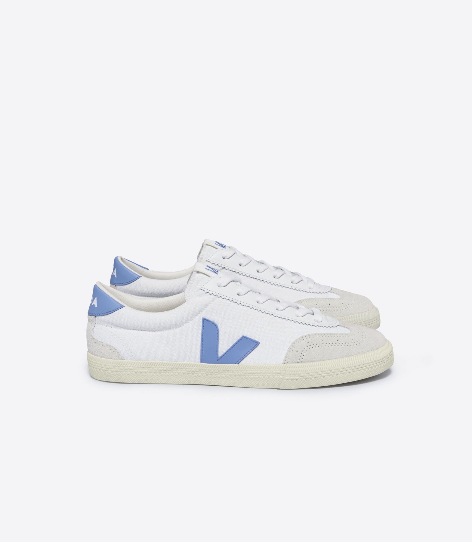 Volley Canvas - White Aqua