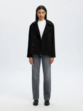 Alma Wool Blend Jacket - Svart