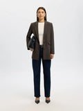 Rita Ls Relaxed Blazer - Delicioso Melange