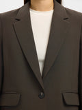 Rita Ls Relaxed Blazer - Delicioso Melange