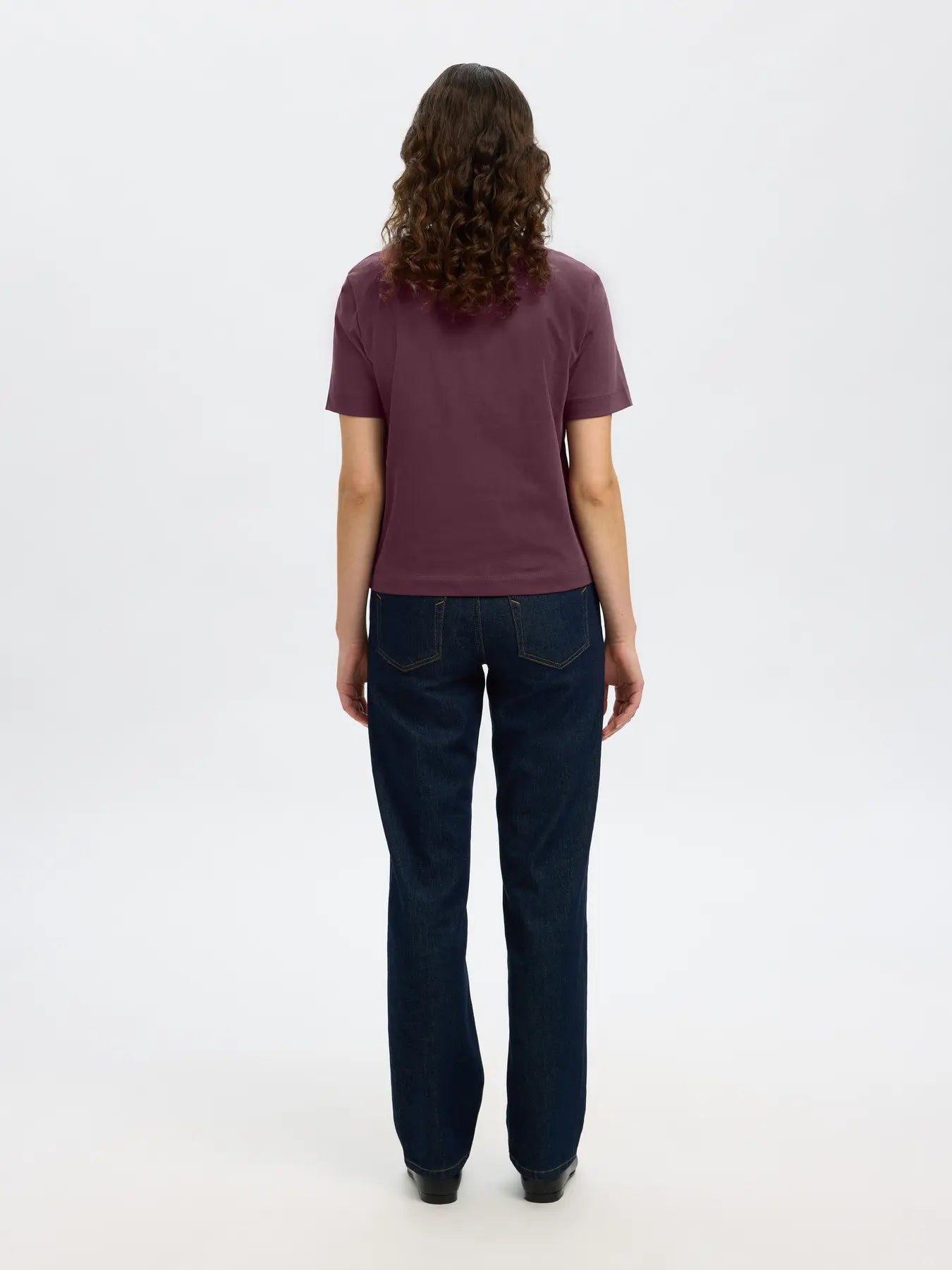 Essential SS Boxy Tee - Fig