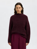 Sia Ras Ls Knit T-Neck - Fig