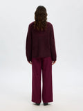 Sia Ras Ls Knit T-Neck - Fig