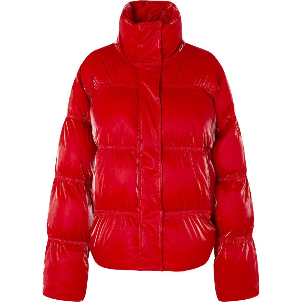 Valencia Puffer Jacket - Savvy Red