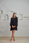 Valeria Crinkled - Black