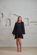 Valeria Crinkled - Black