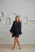 Valeria Crinkled - Black