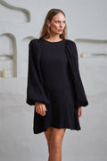 Valeria Crinkled - Black