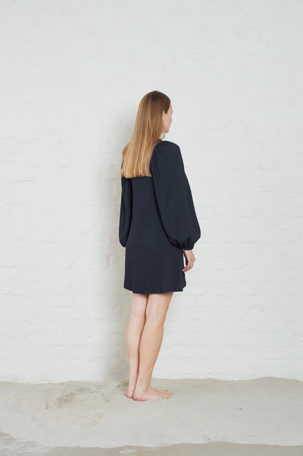 Valeria Crinkled - Dk Navy