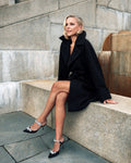 Wool Coat Mid - Svart