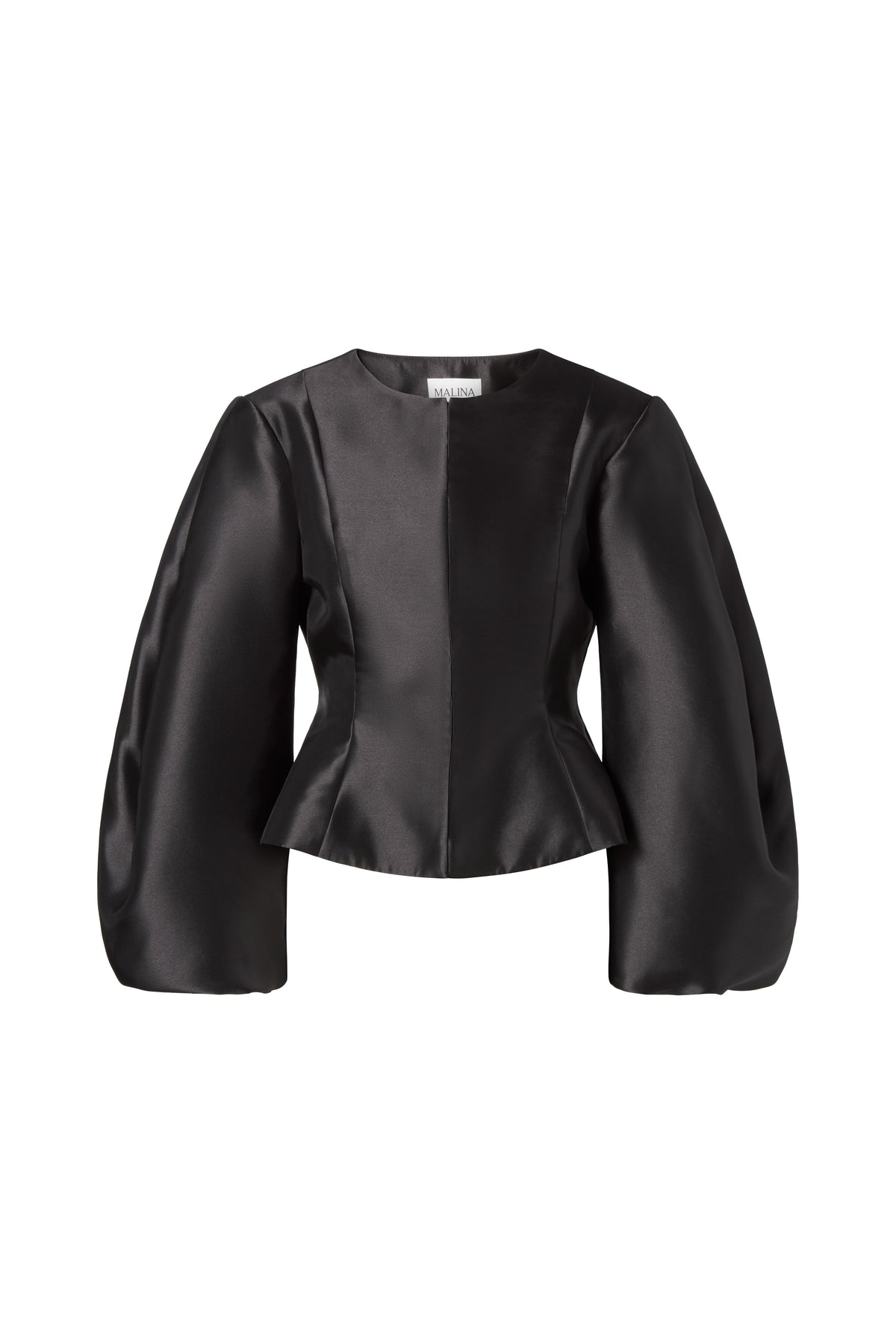 Vendela Balloon Sleeve Blouse - Black