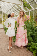 Organza Belt Dress - Cherry Blossom