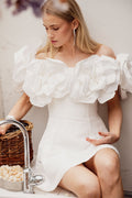 Aje Etta Mini Dress - Ivory