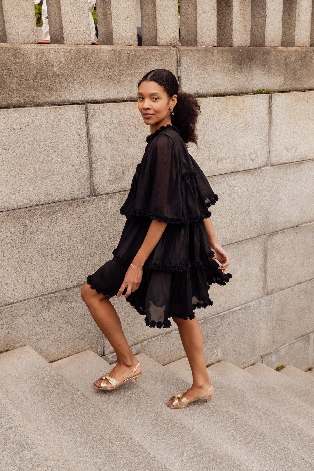 Flow Dress - Svart