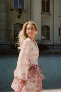 Jade Wave Rose Dress - Rosa