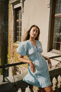Nordis Paisley Mini Dress - Blue Paisley