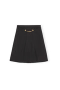 Light Twill Suiting Kjol - Svart