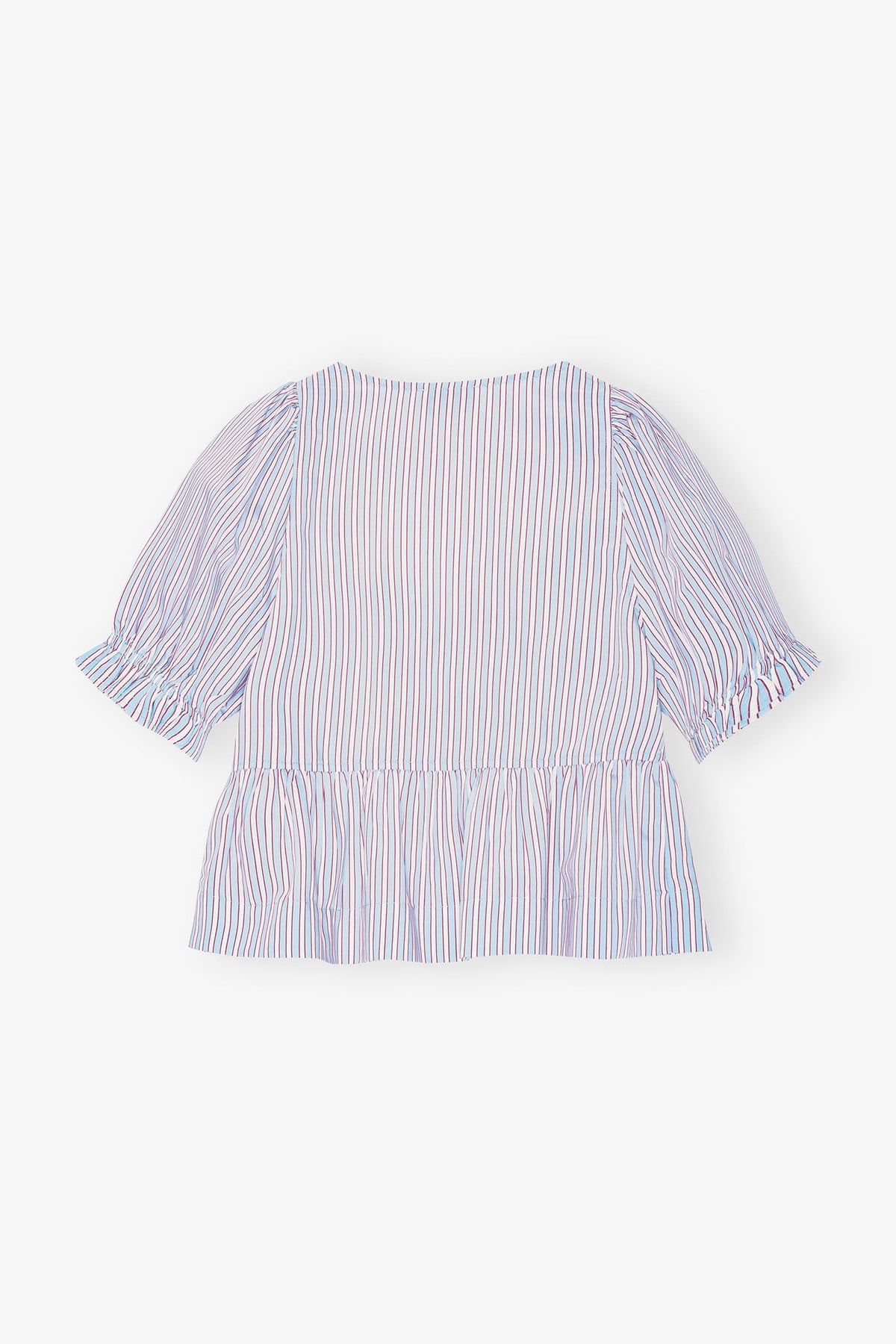 Yarn Dyed Stripe Blus - Soft Chambray