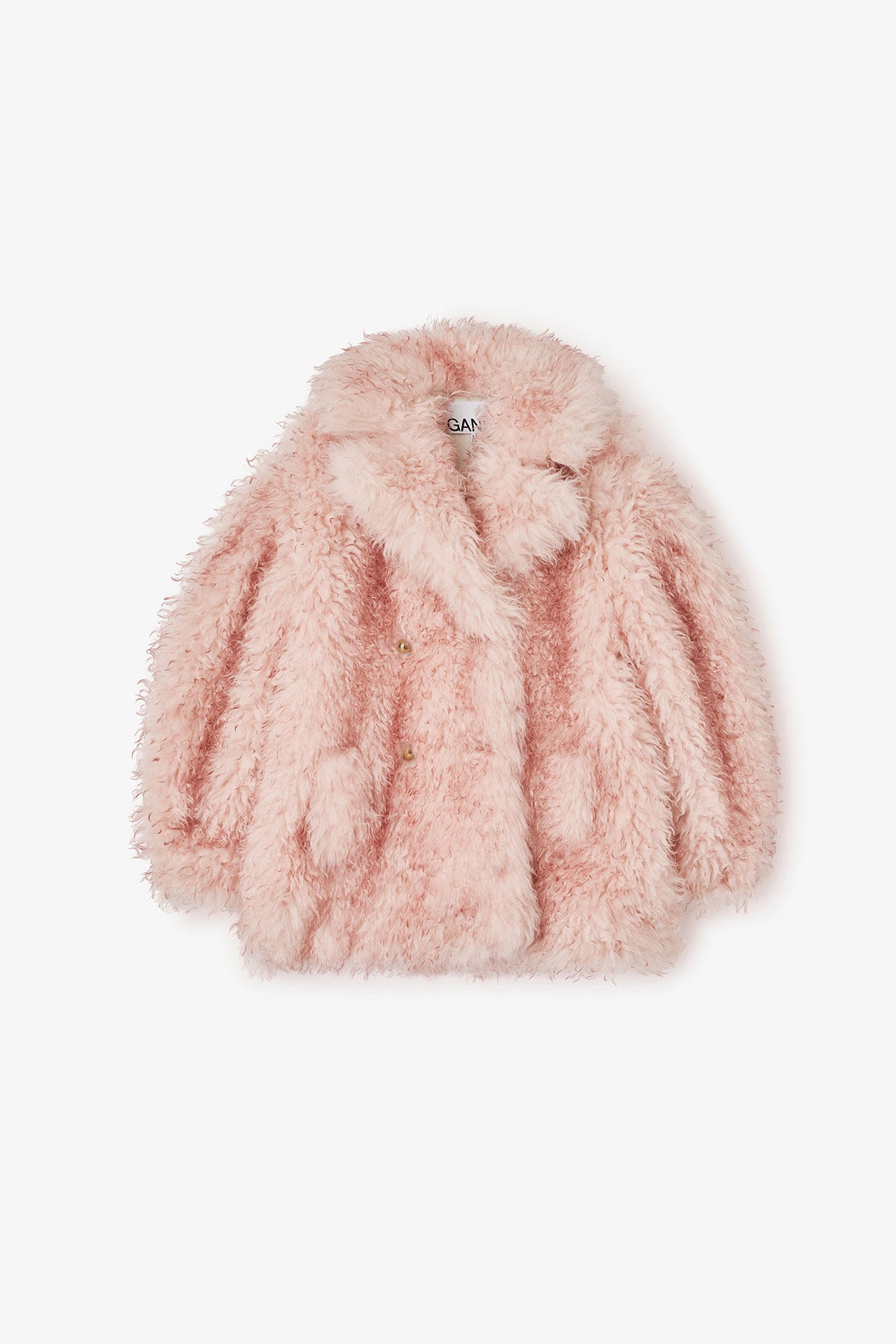 Ganni Long Pile Alternative Fur Midi-kappa - Mary'S Rose