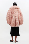Ganni Long Pile Alternative Fur Midi-kappa - Mary'S Rose