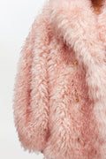 Ganni Long Pile Alternative Fur Midi-kappa - Mary'S Rose