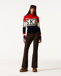 Schild Sweater - Röd & Marinblå