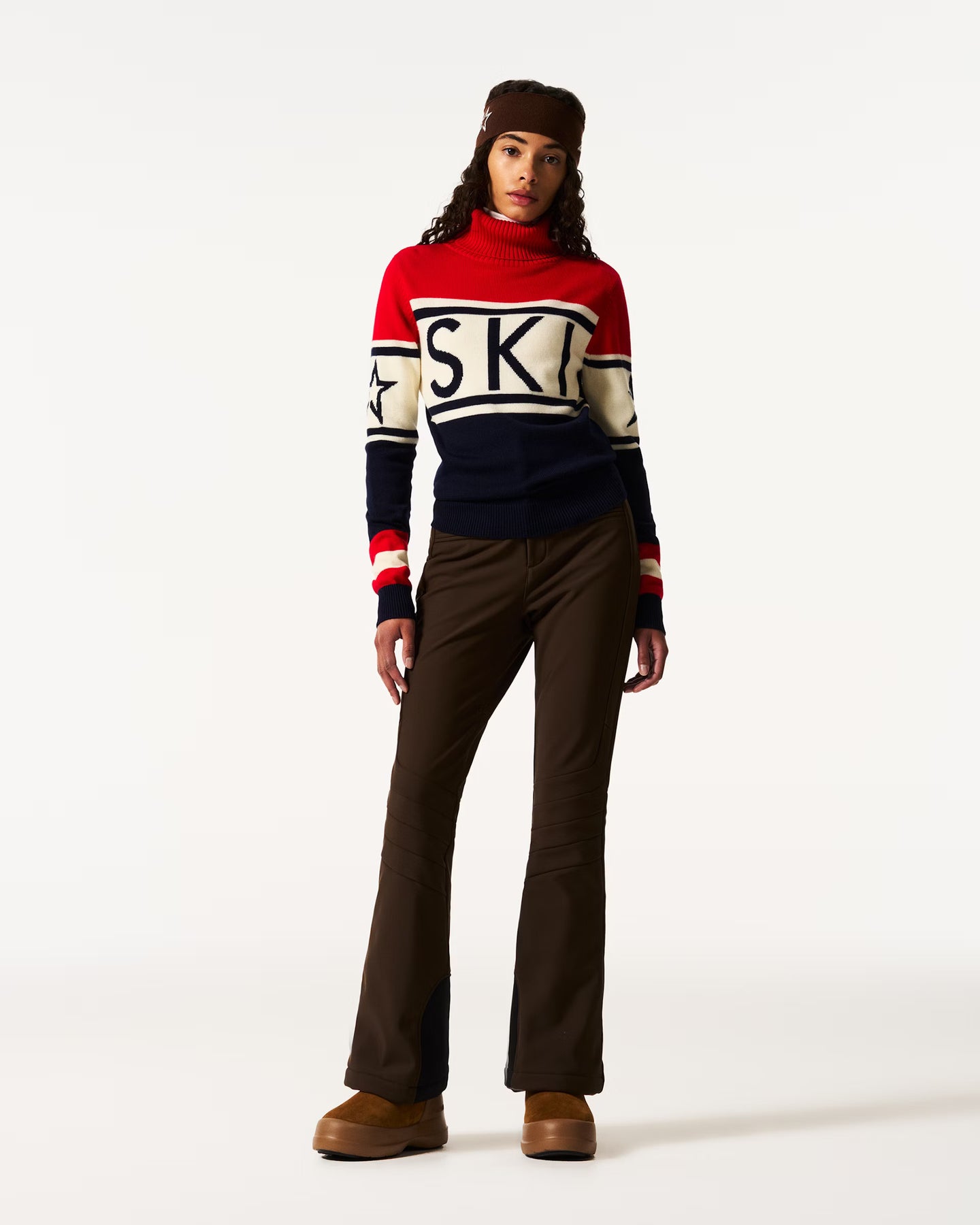 Schild Sweater - Röd & Marinblå