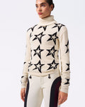 Star Dust Sweater - Snow White/Black Star