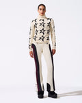 Star Dust Sweater - Snow White/Black Star