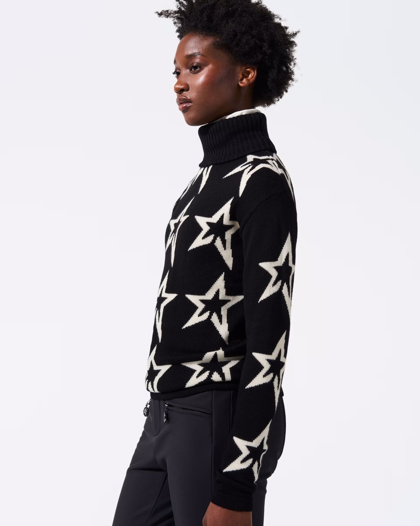 Star Dust Sweater - Svart/Vit