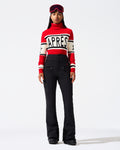 Aurora High Waist Flare Pant - Svart