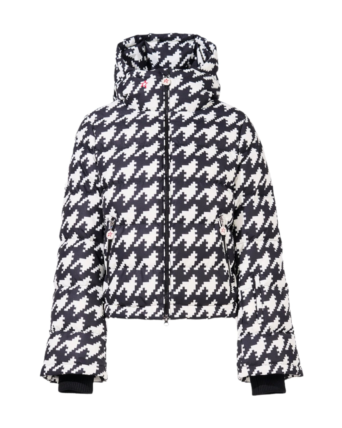 Polar Flare Ski Jacket II - Houndstooth - Black/Snow White