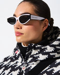Polar Flare Ski Jacket II - Houndstooth - Black/Snow White
