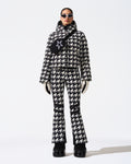 Polar Flare Ski Jacket II - Houndstooth - Black/Snow White