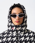 Polar Flare Ski Jacket II - Houndstooth - Black/Snow White