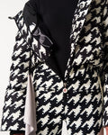 Polar Flare Ski Suit - B&W Houndstooth