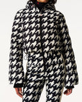 Polar Flare Ski Suit - B&W Houndstooth
