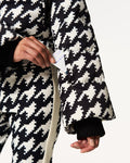 Polar Flare Ski Suit - B&W Houndstooth
