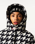 Polar Flare Ski Suit - B&W Houndstooth
