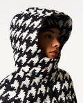Polar Flare Ski Suit - B&W Houndstooth