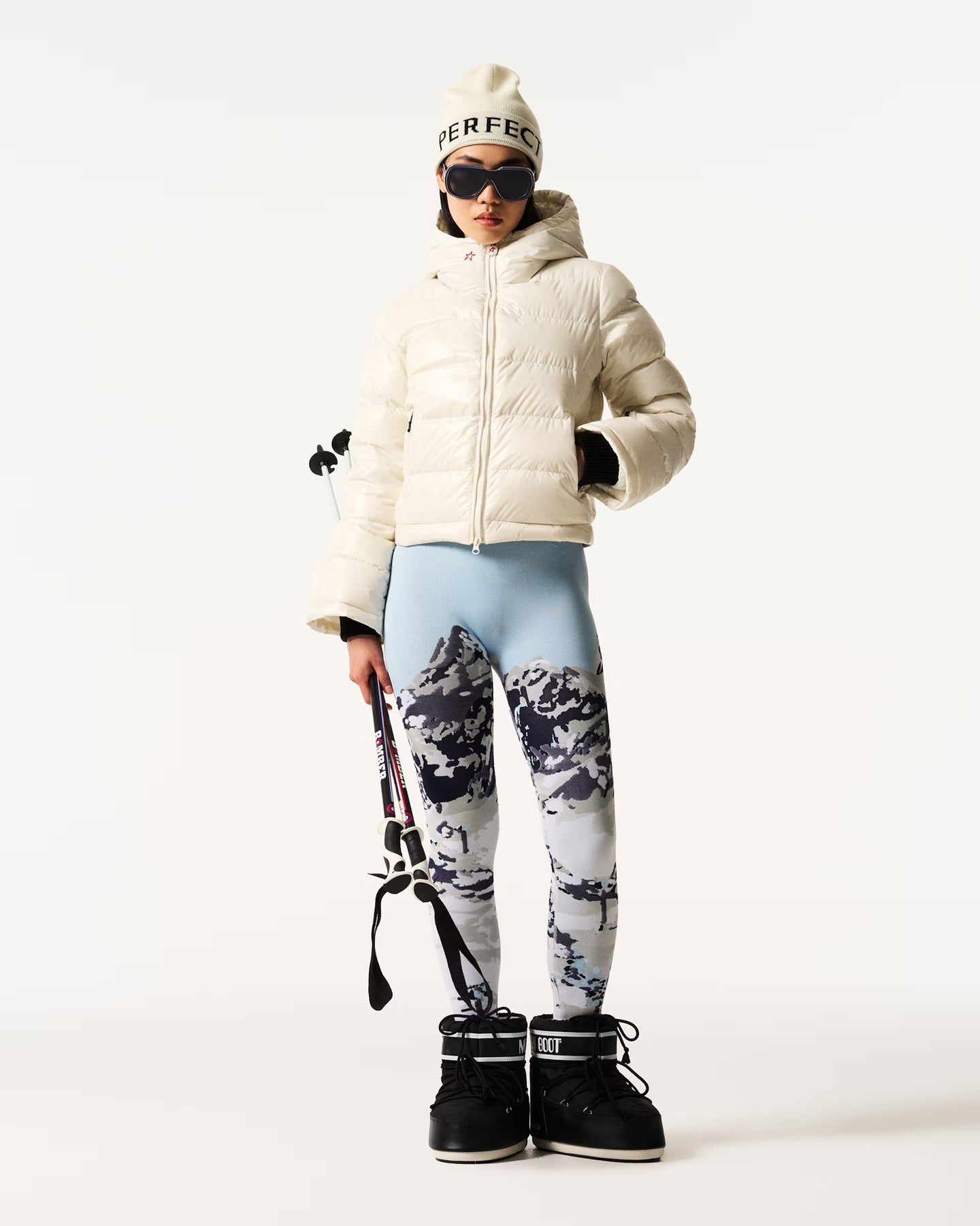 Polar Flare Ski Jacket III - Snow White