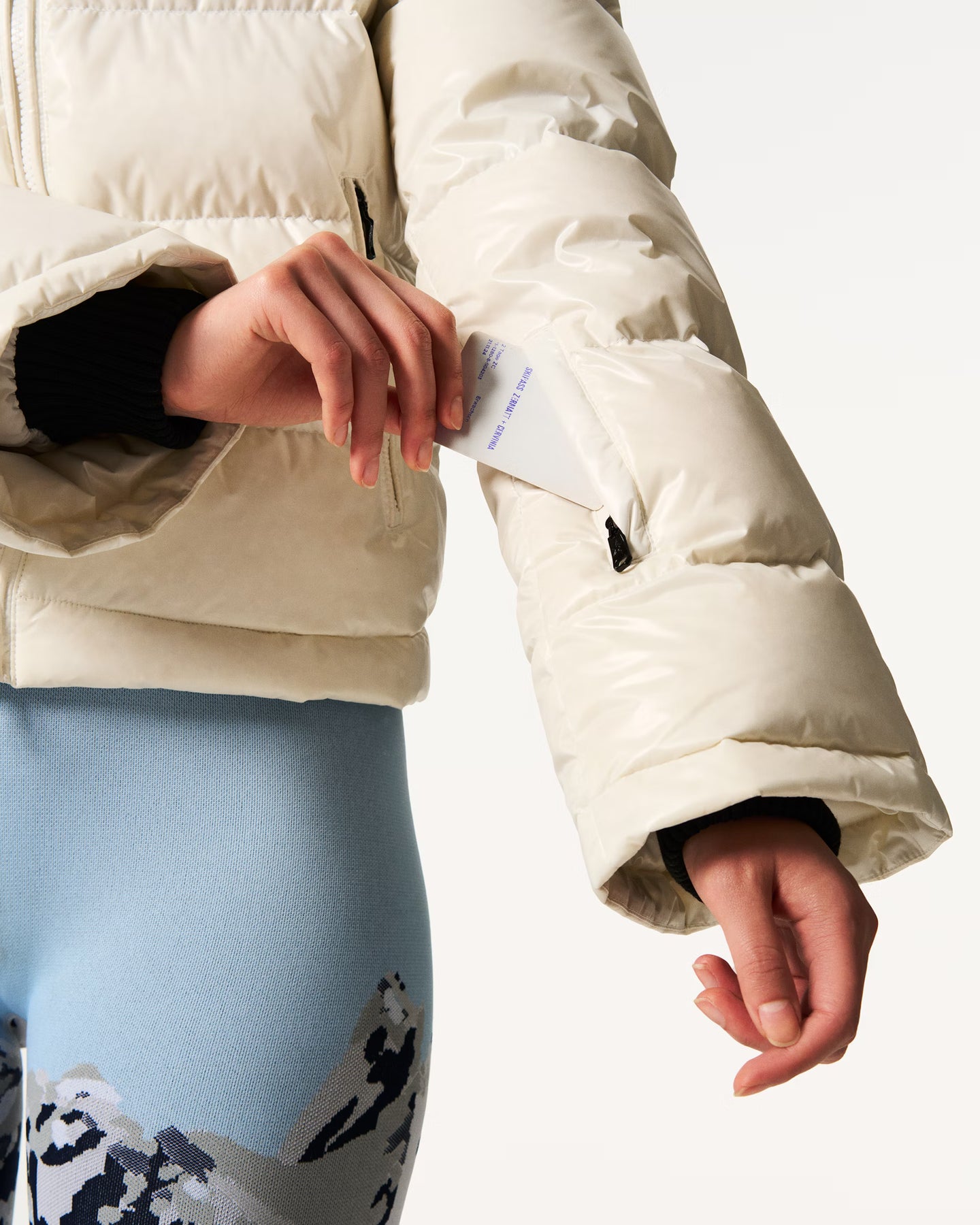 Polar Flare Ski Jacket III - Snow White