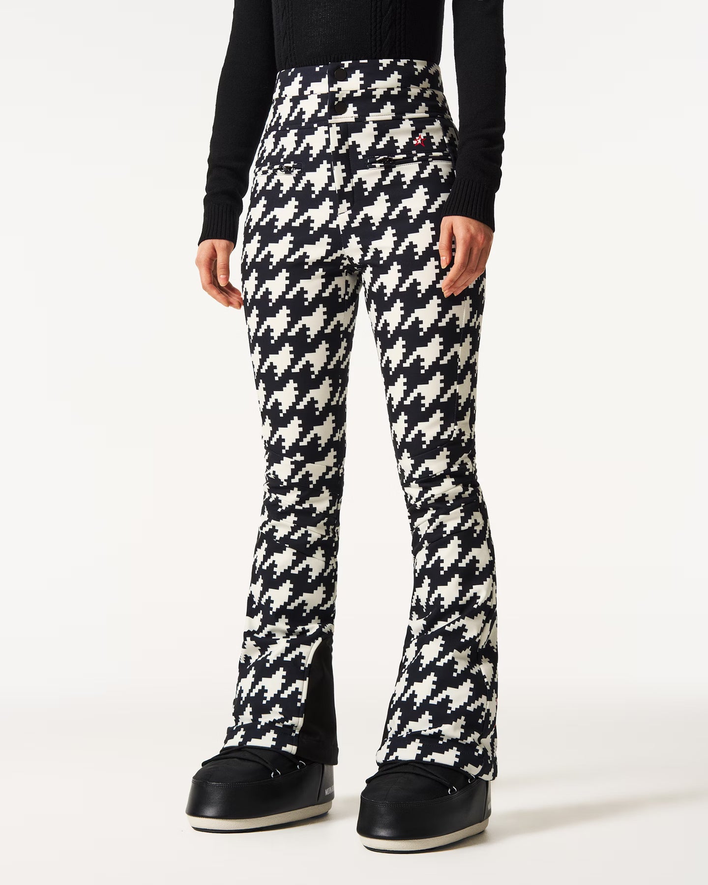 Aurora HW Skidbyxa - B&W Houndstooth