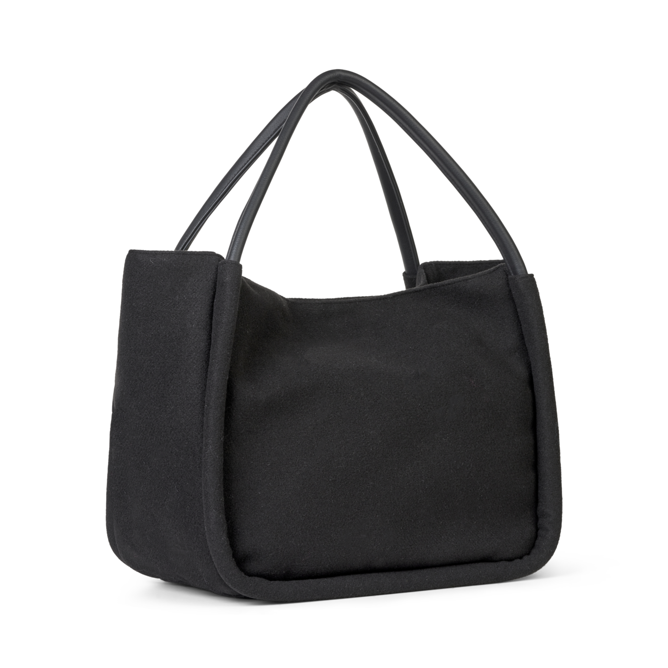 Day Woolen Small Shopper - Black
