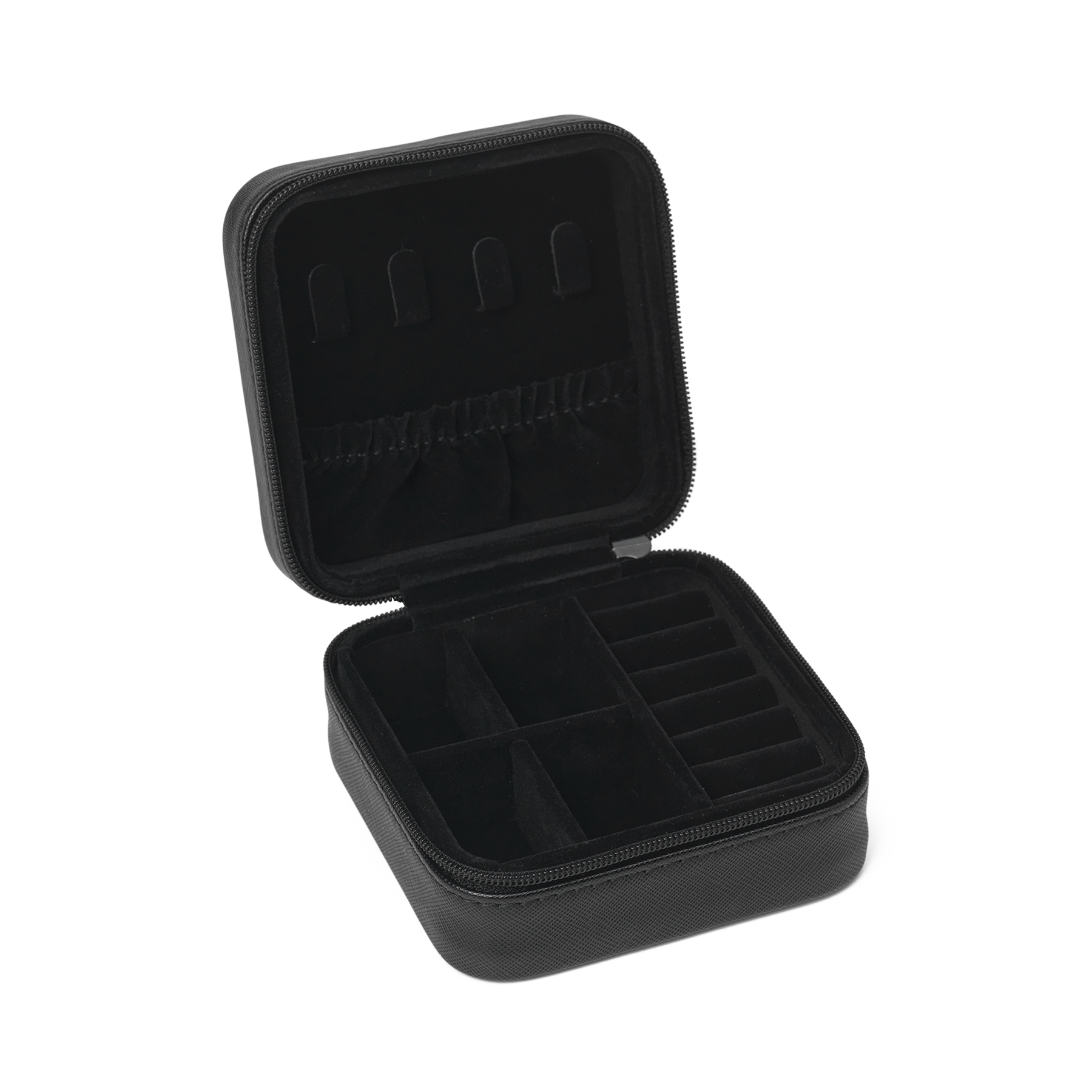 Day Touch Jewelry Zip Square - Black