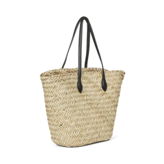 Day Refined Straw Basket - Moonlight Beige