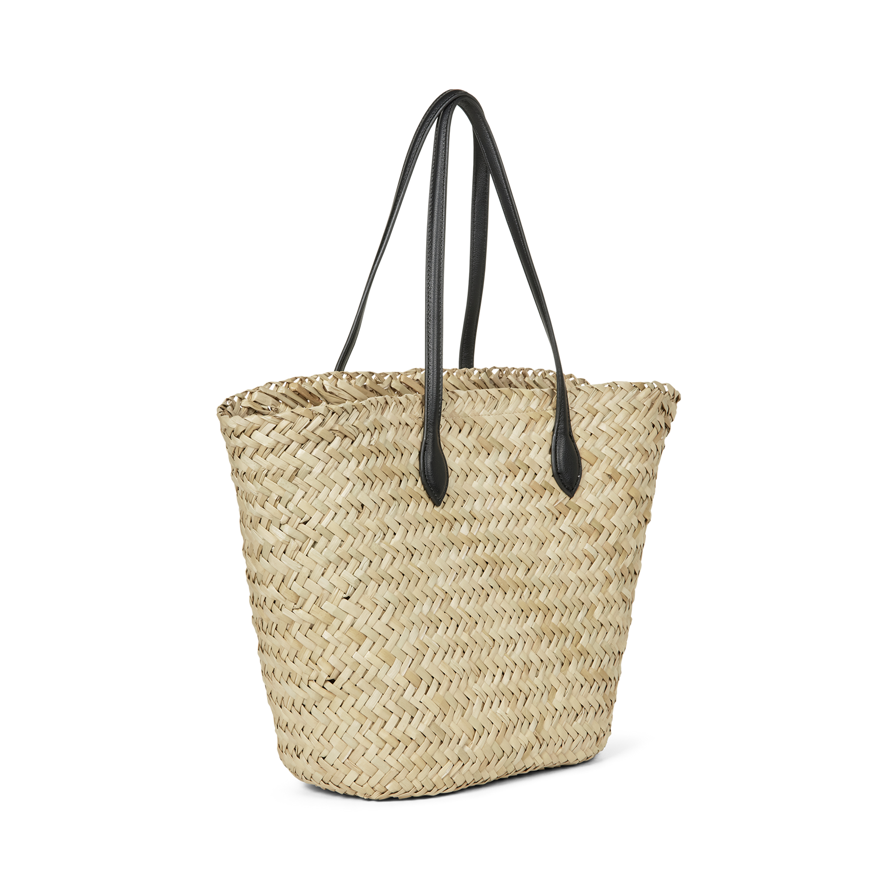 Day Refined Straw Basket - Moonlight Beige